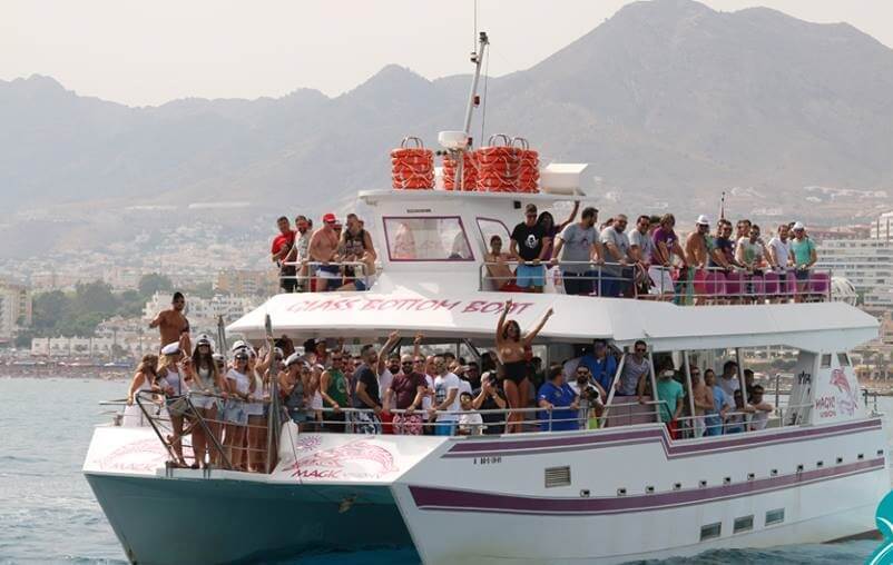Fiestas barco Málaga