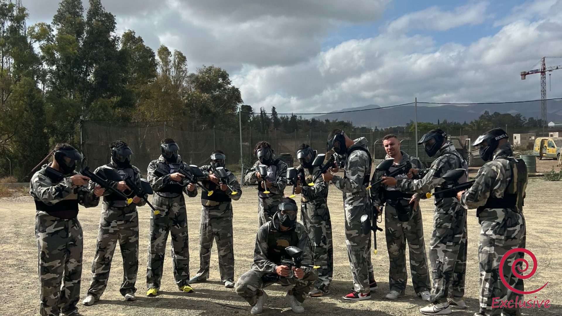 Paintball para despedidas de soltero en centros de ocio