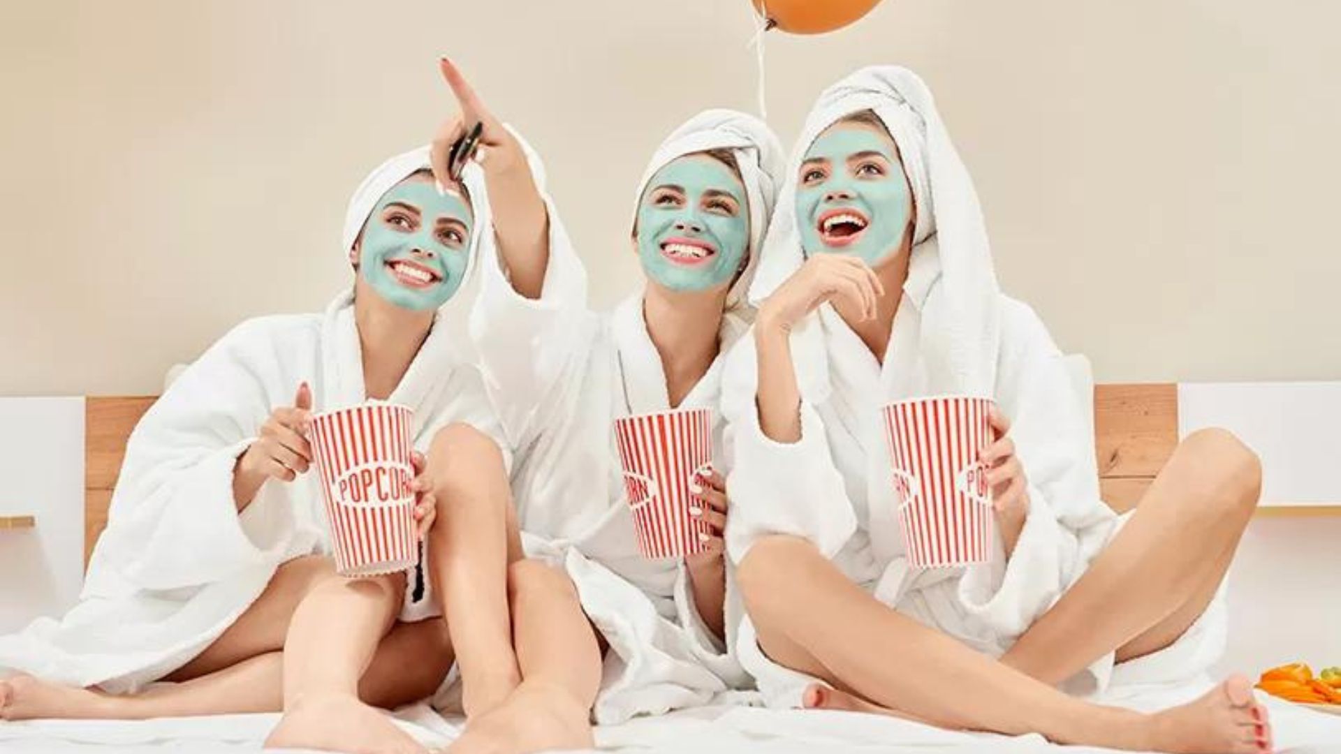 fiesta de pijamas para celebrar una despedida de soltera